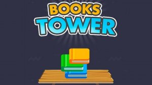 Colorful Book Pile Builder