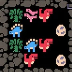 Prehistoric Grid Organizer Puzzle