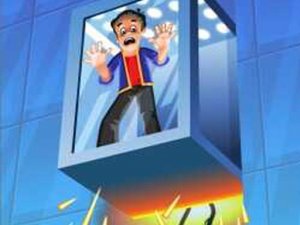 Elevator Descent Puzzle Action