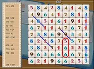 Number Hunt Addition Grid